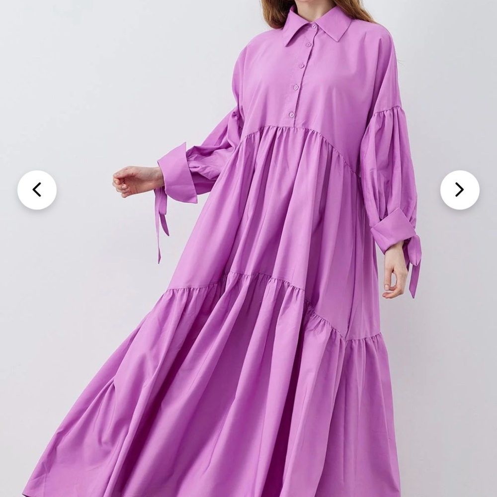 Elegant Purple Women's Dress